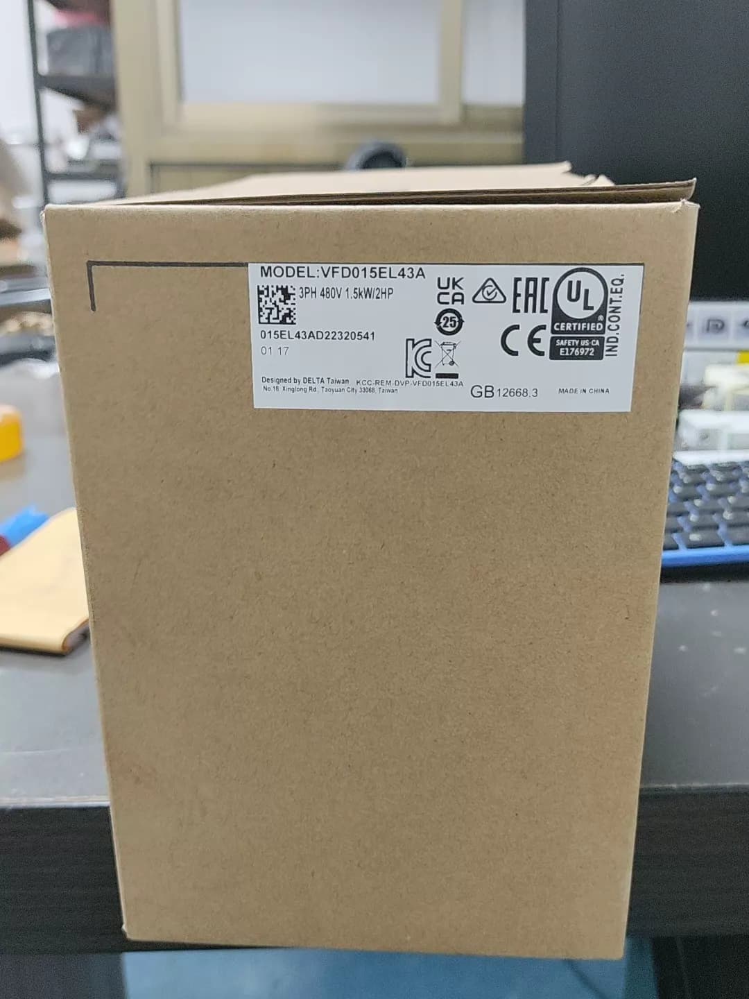 100% visiškai naujas originalus ir originalus Delta VFD015EL43A Dažnio keitikliai Pavaros servo variklis