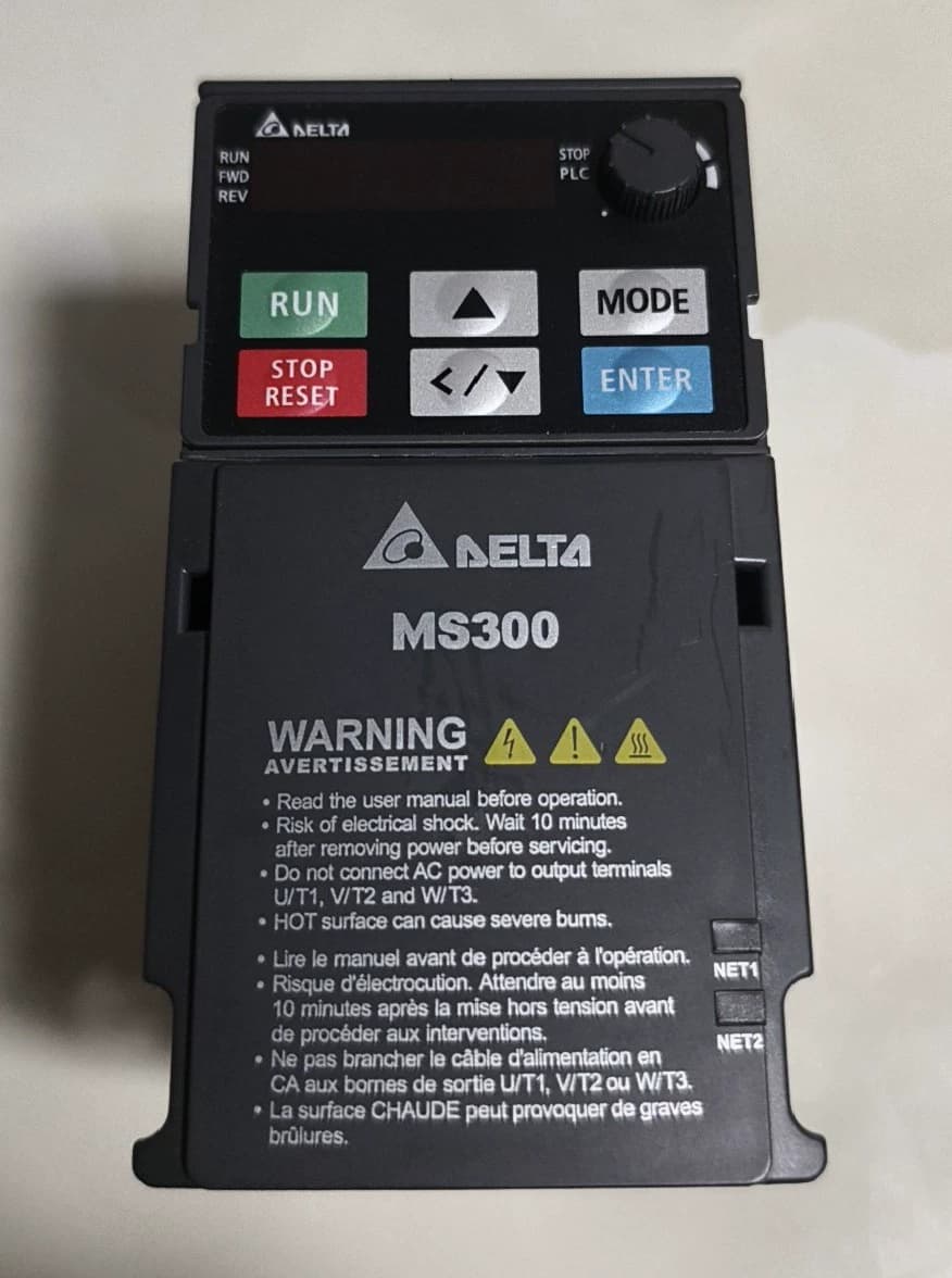 100% visiškai naujas originalus ir originalus Delta VFD2A8MS23ANSAA 220V/0.4KW Dažnio keitikliai Pavaros servo variklis