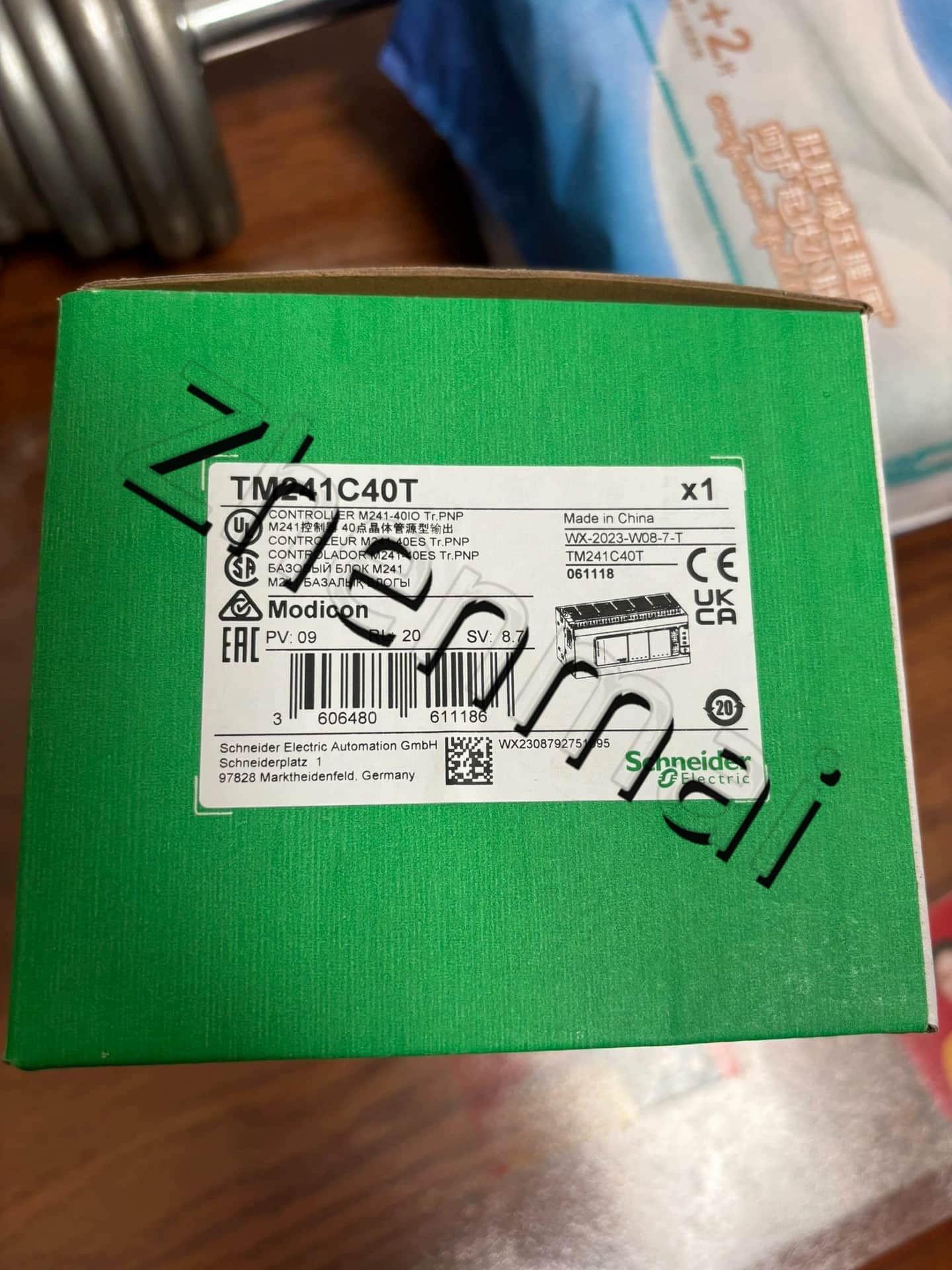 100% visiškai naujas, originalus ir originalus Schneider TM241C40T Dažnio keitikliai, grandinės pertraukikliai, kontaktoriai, apsauginiai įtaisai