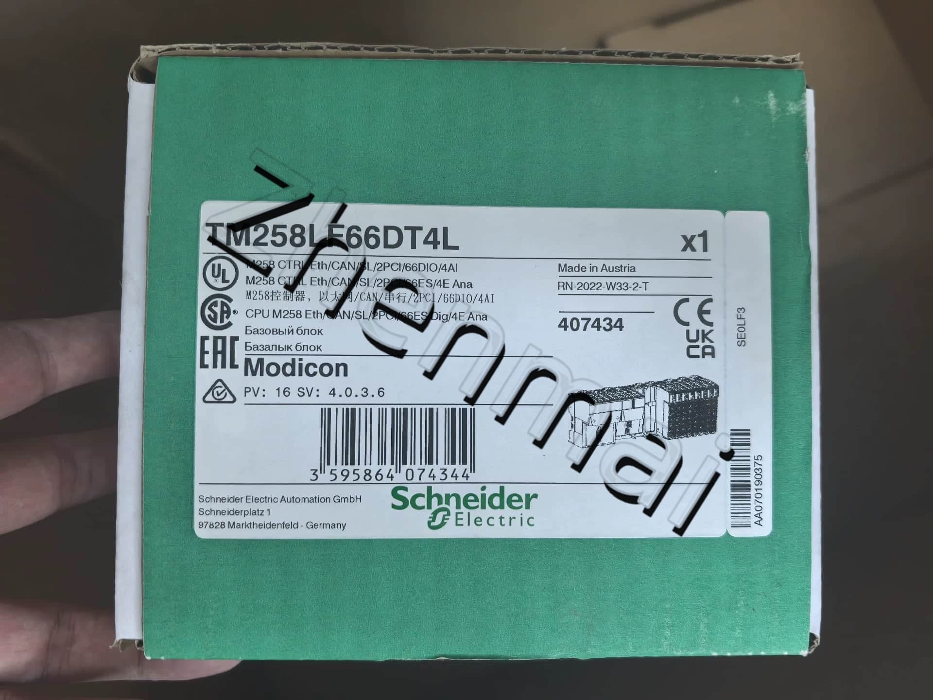 100% visiškai naujas, originalus ir originalus Schneider TM258LF66DT4L Dažnio keitikliai, grandinės pertraukikliai, kontaktoriai, apsauginiai įtaisai