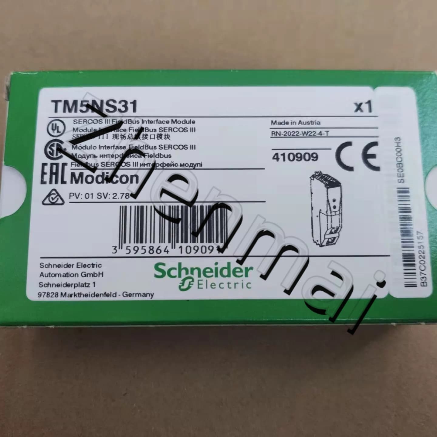 100% visiškai naujas, originalus ir originalus Schneider TM5NS31 Dažnio keitikliai, grandinės pertraukikliai, kontaktoriai, apsauginiai įtaisai