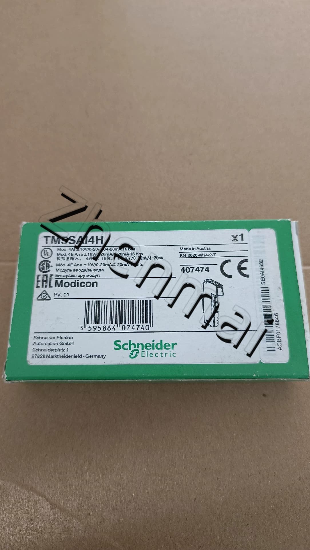 100% visiškai naujas, originalus ir originalus Schneider TM5SAI4H Dažnio keitikliai, grandinės pertraukikliai, kontaktoriai, apsauginiai įtaisai