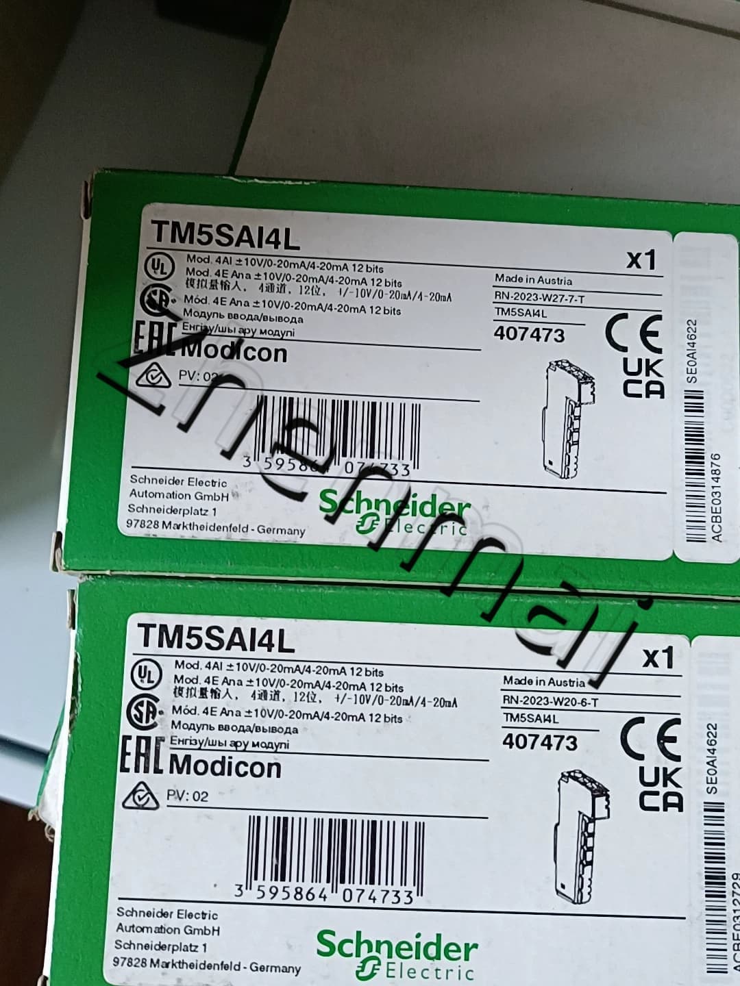 100% visiškai naujas, originalus ir originalus Schneider TM5SAI4L Dažnio keitikliai, grandinės pertraukikliai, kontaktoriai, apsauginiai įtaisai