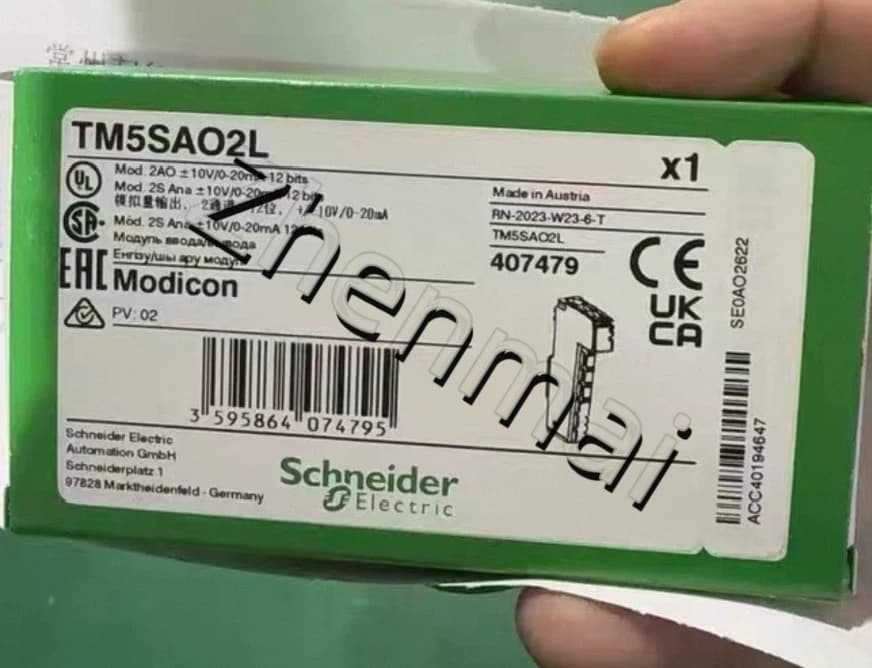 100% visiškai naujas, originalus ir originalus Schneider TM5SAO2L Dažnio keitikliai, grandinės pertraukikliai, kontaktoriai, apsauginiai įtaisai