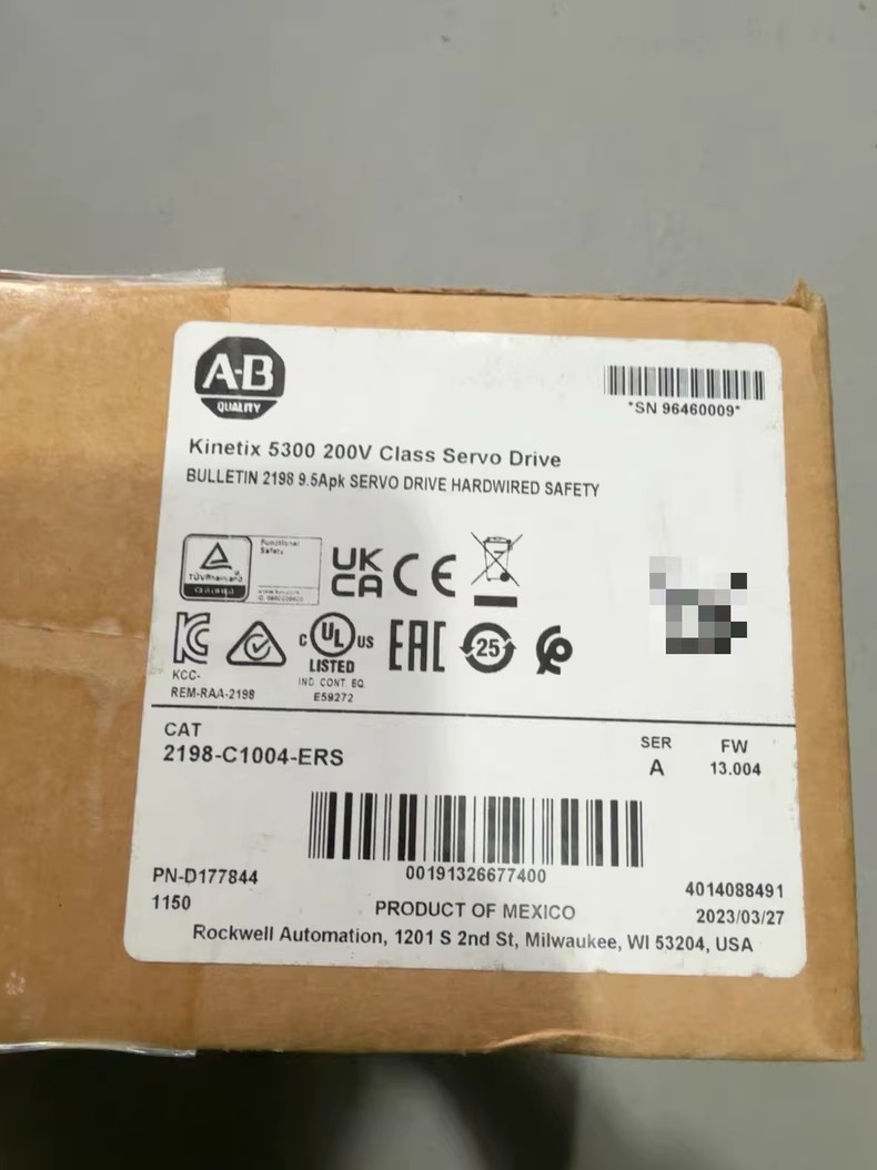 2198-C1004-ERS Kinetix 5300 Servo Drive, visiškai naujas ir originalus Greitas pristatymas