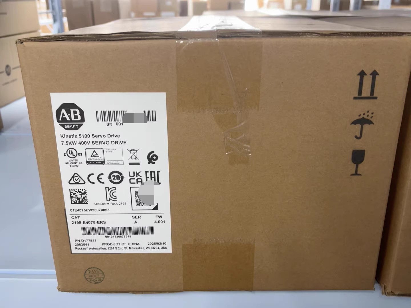 2198-E4075-ERS Kinetix 5100 servo, visiškai naujas ir originalus
