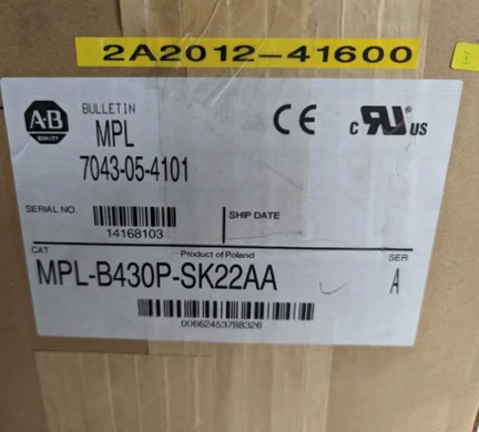 Allen Bradley MPL-B430P-SK22AA Servo variklių biuletenis MPL LL