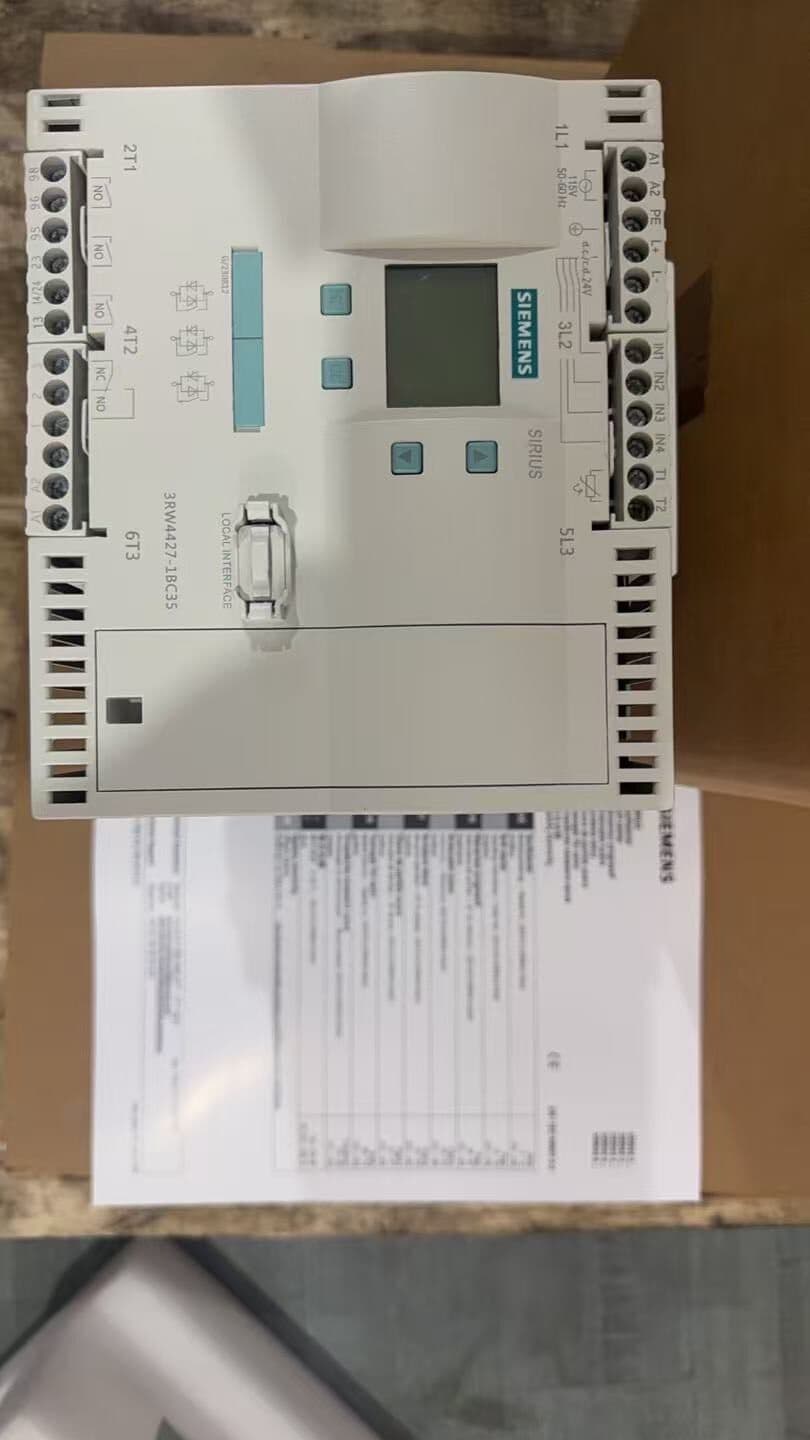 Visiškai naujas, originalus, gamyklinis Siemens 3RW4454-6BC44 minkštas starteris SIRIUS SOFT STARTER