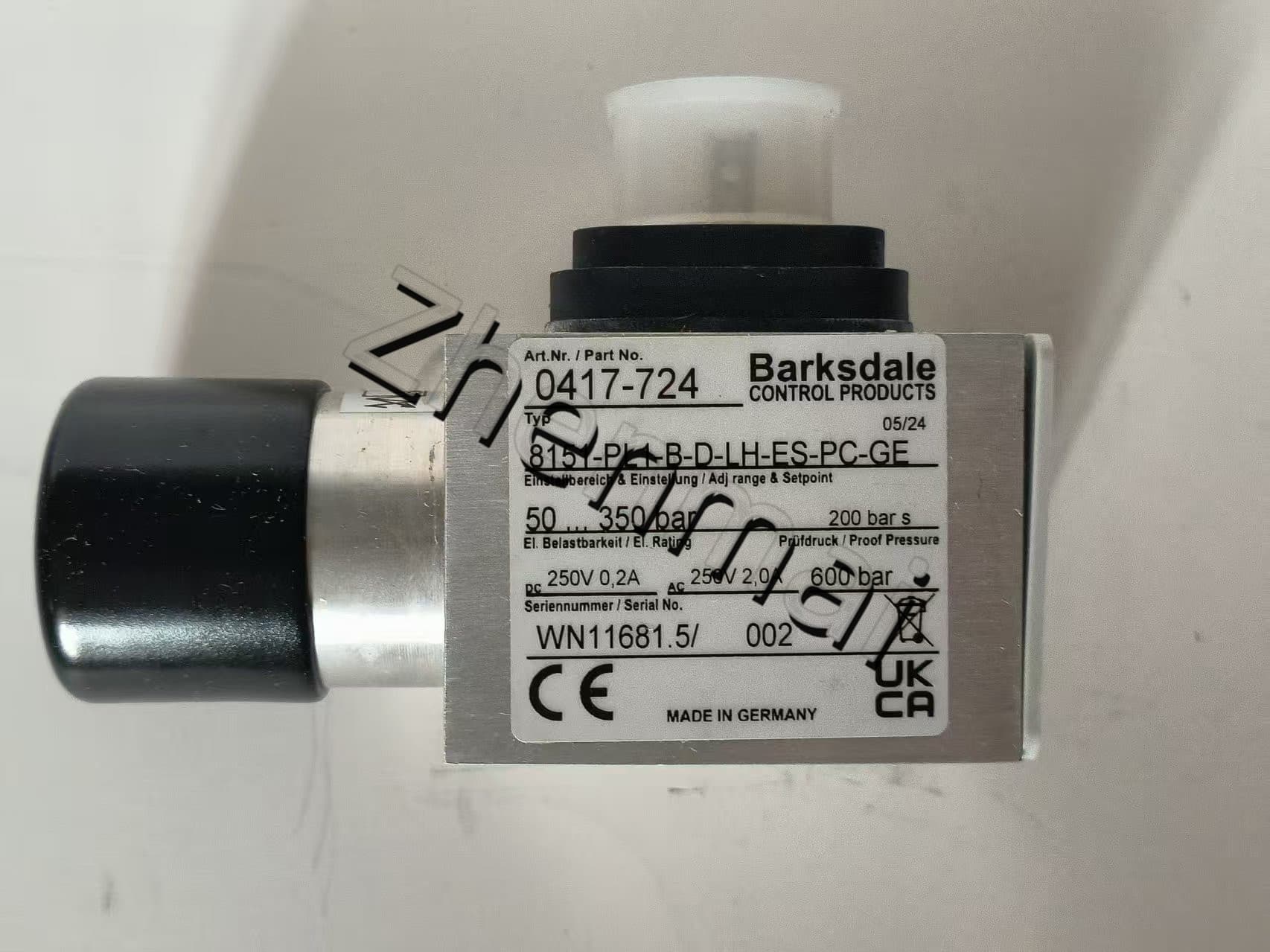 Visiškai naujas originalus Barksdale 8151-PL1-B-D-LH-ES-PC-GE 0417-724 8151-PL1-B-D-LH-ES-PC-GE Slėgio jutiklis Lygio jungiklis Srauto jungiklis Slėgio jungiklis Greitas pristatymas