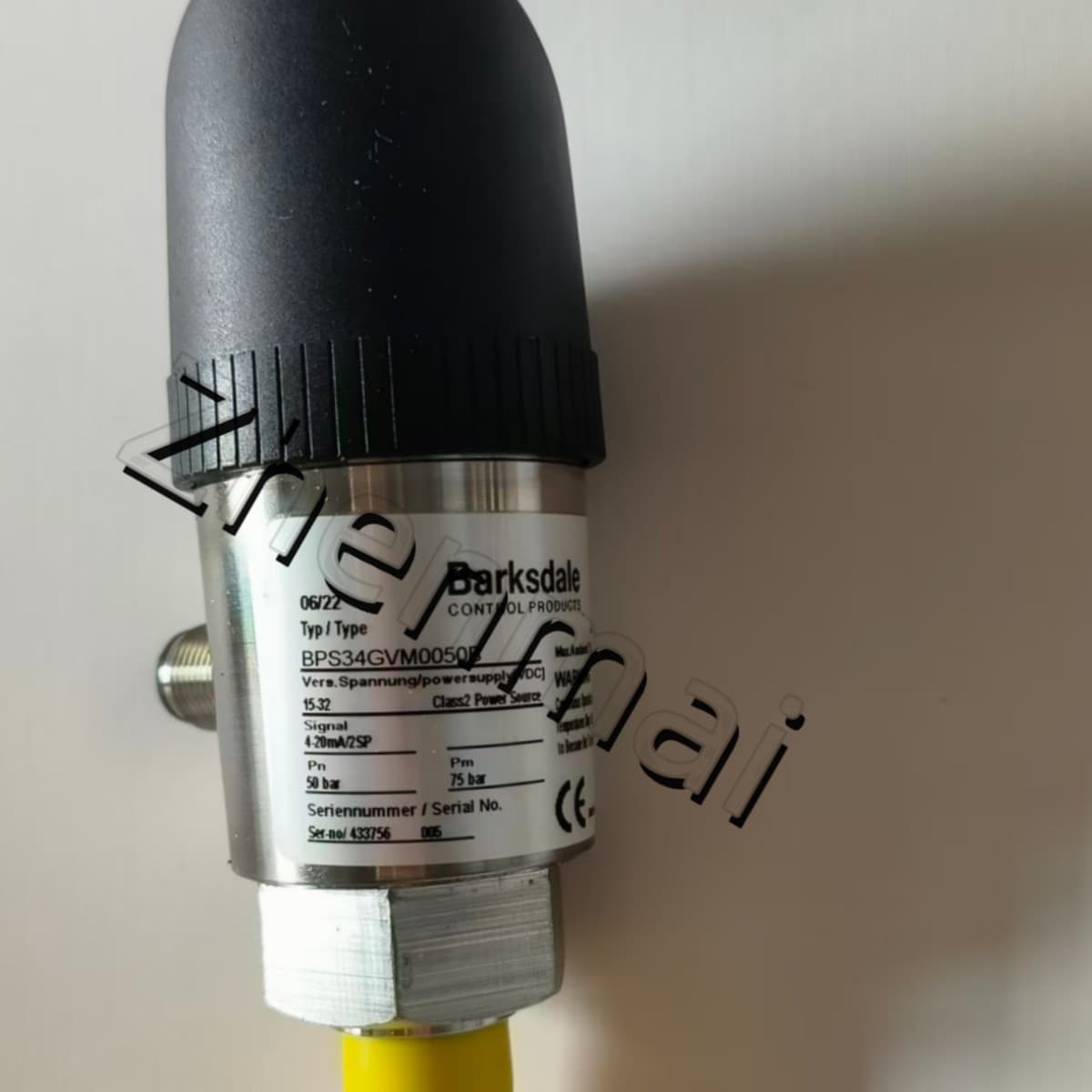 Visiškai naujas originalus Barksdale BPS34GVM0050B slėgio jutiklis Lygio jungiklis Srauto jungiklis Slėgio jungiklis Greitas pristatymas
