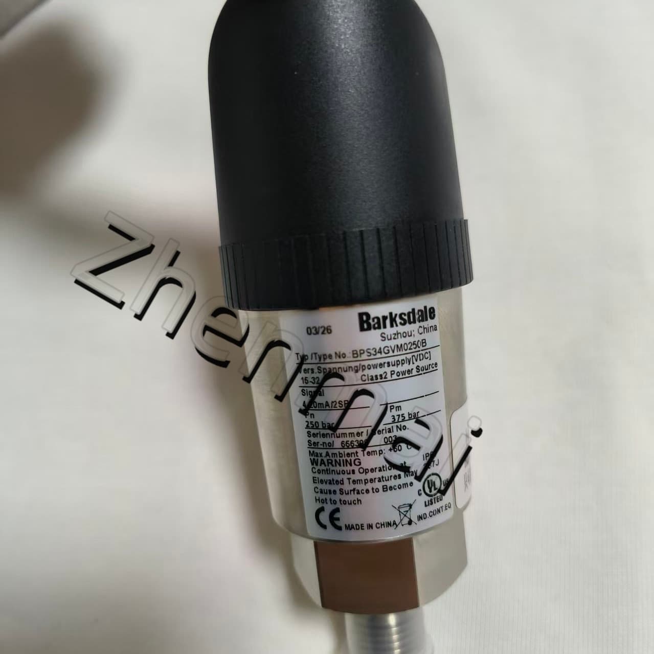Visiškai naujas originalus Barksdale BPS34GVM0250B slėgio jutiklis Lygio jungiklis Srauto jungiklis Slėgio jungiklis Greitas pristatymas