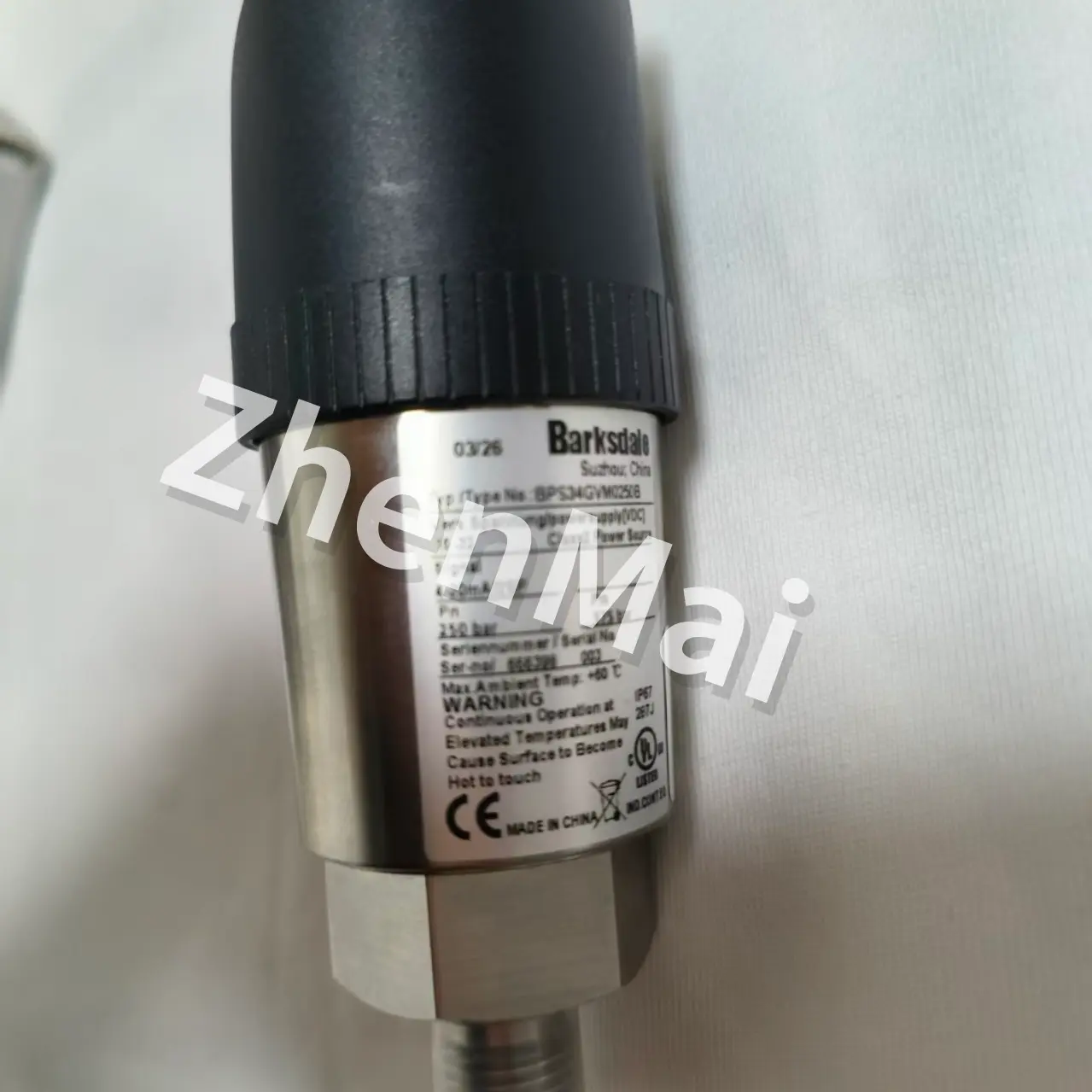 Visiškai naujas originalus Barksdale BPS34GVM0400B slėgio jutiklis Lygio jungiklis Srauto jungiklis Slėgio jungiklis Greitas pristatymas