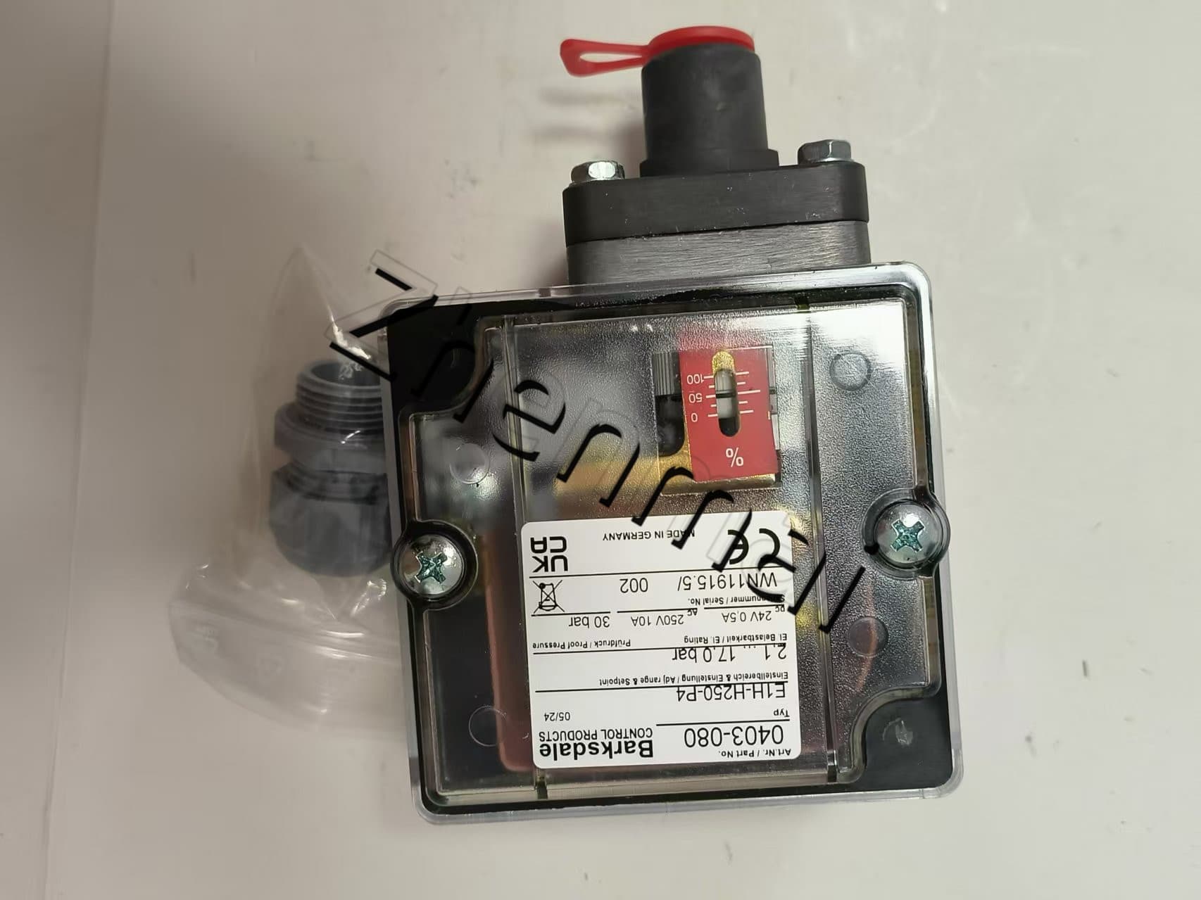 Visiškai naujas originalus Barksdale E1H-H250-P4 0403-080 slėgio jutiklis Lygio jungiklis Srauto jungiklis Slėgio jungiklis Greitas pristatymas