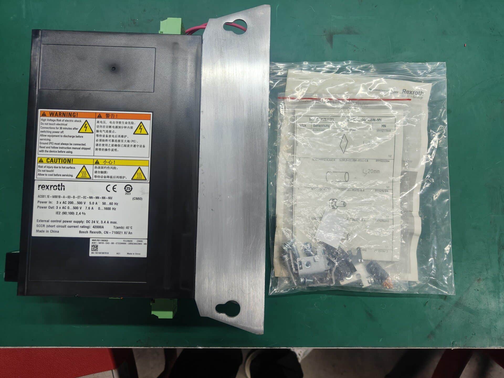 Visiškai naujas originalus Bosch Rexroth servo pavara ACS01.1E-W0018-A-03-B-ET-EC-NN-NN-NW servo variklis Greitas pristatymas