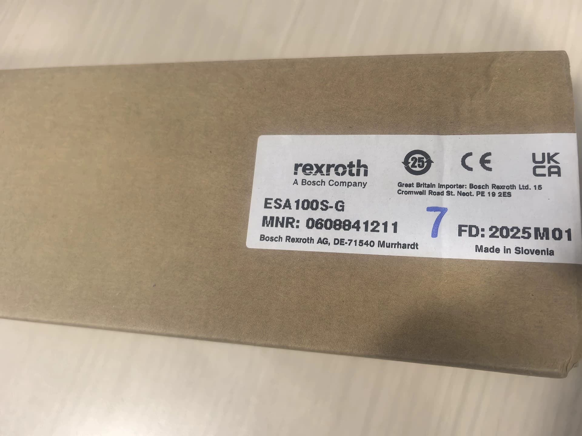 Visiškai naujas originalus Bosch Rexroth servo pavara Elektrinis sukimo momento veržliaraktis ESA100S-G servo variklis Greitas pristatymas