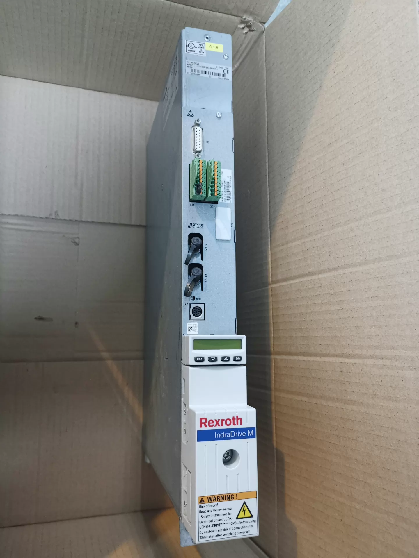 Visiškai nauja originali Bosch Rexroth servo pavara HMS01.1N-W0036-A-07-NNNN servo variklis Greitas pristatymas