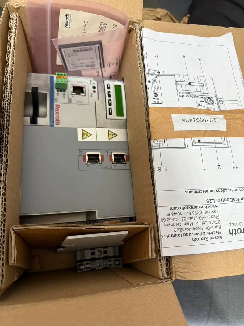 Visiškai naujas originalus Bosch Rexroth servo pavaros PLC Mobule PLC valdiklis CML25.1-3N-400-NNC1-NW servo variklis Greitas pristatymas