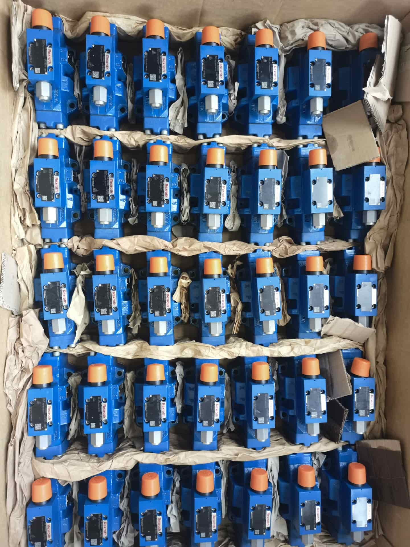 Visiškai naujas originalus Bosch Rexroth servo pavara Slėgio mažinimo vožtuvas 4WREE10E75-2X/G24K31/F1V servo variklis Greitas pristatymas