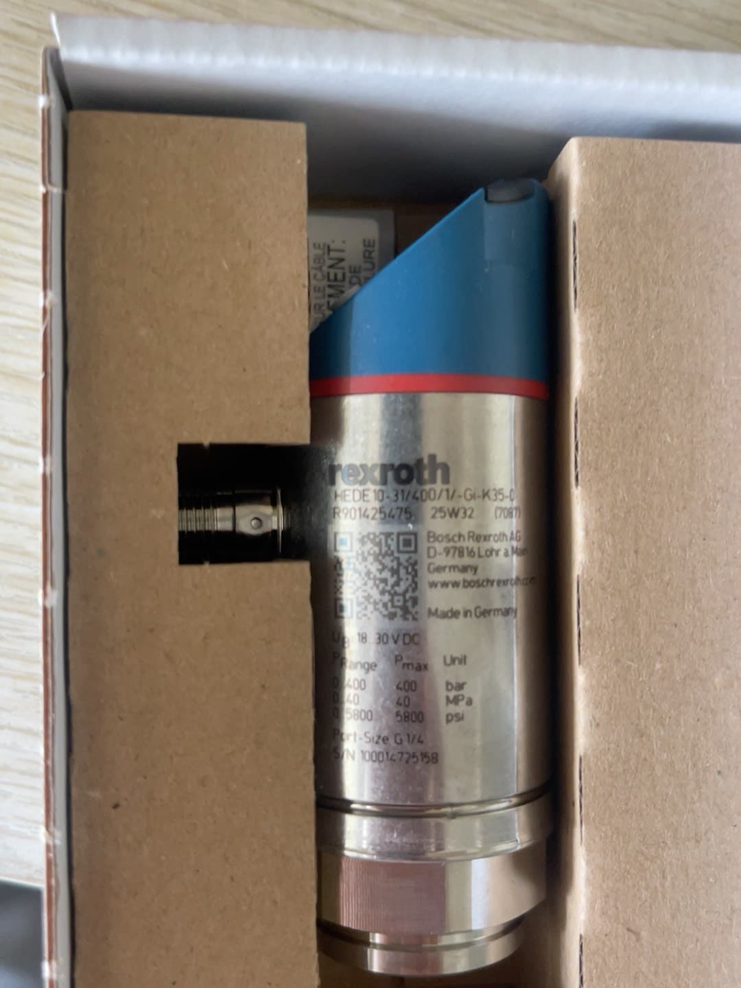 Visiškai naujas originalus Bosch Rexroth servo pavaros slėgio jutiklis HEDE10-3X/250/1/-GI-K35-0 servo variklis Greitas pristatymas